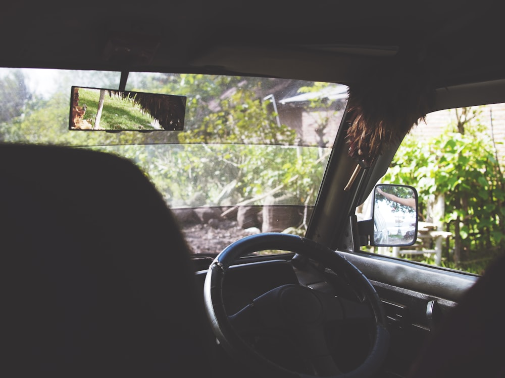 photo of car interior