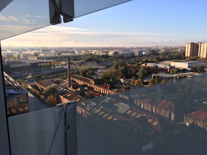 A panoramic view of interconnected business buildings symbolizing the van sverigen group's network.