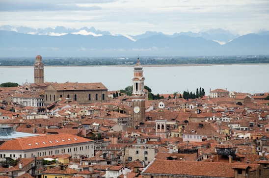 A scenic view of popular travel destinations in Europe.