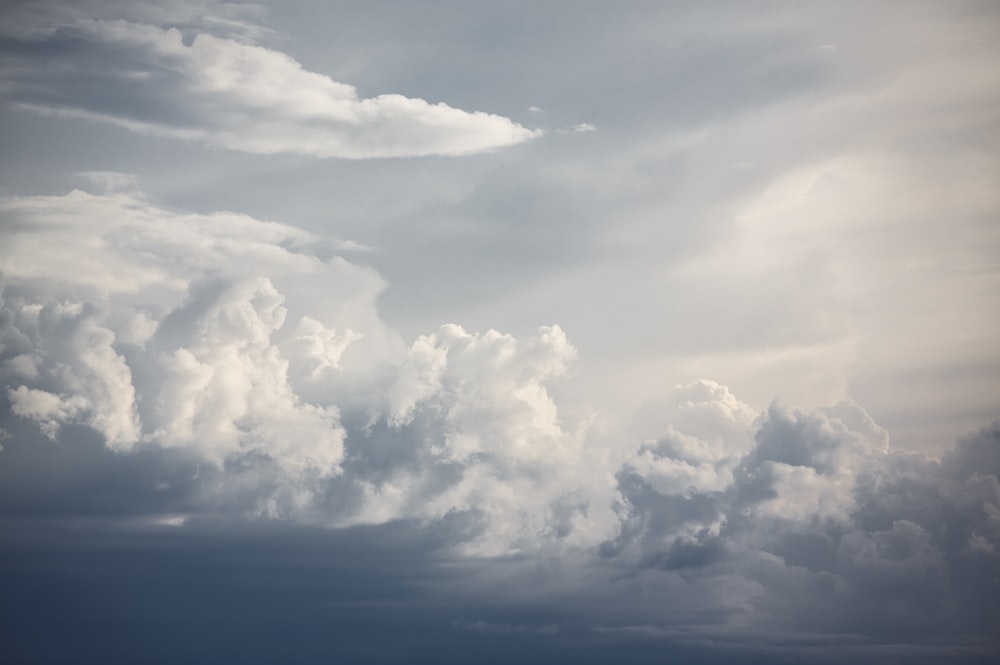 photo of white clouds