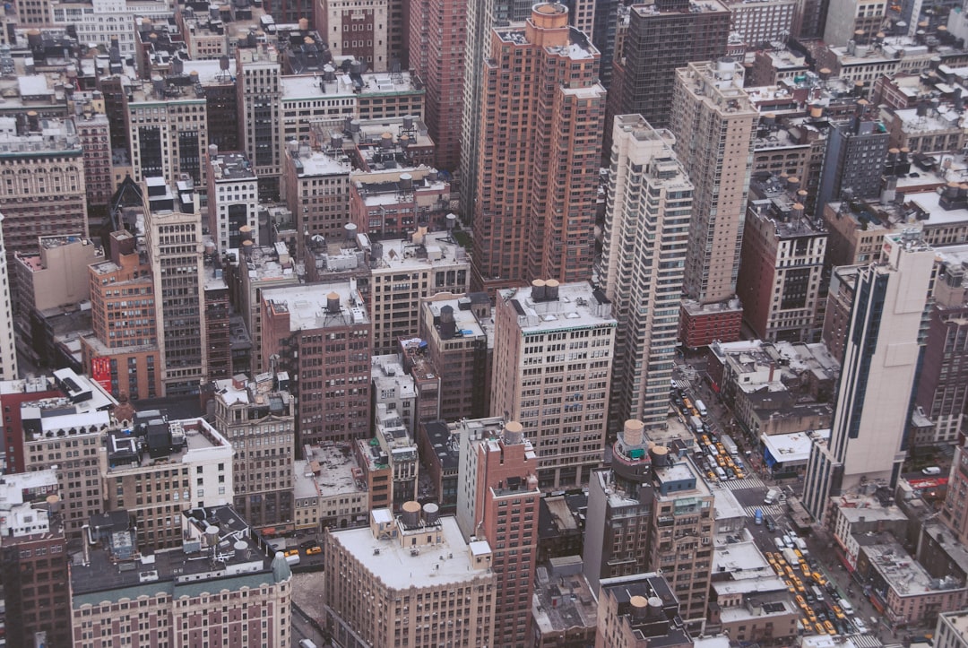 aerial photo of New York City