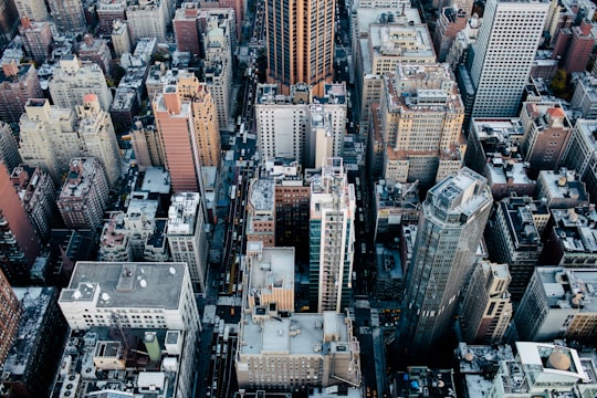 bird's eye view photography of gray buildings in New York City United States