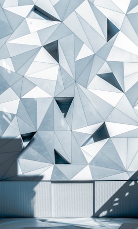 psychedelic glass wall