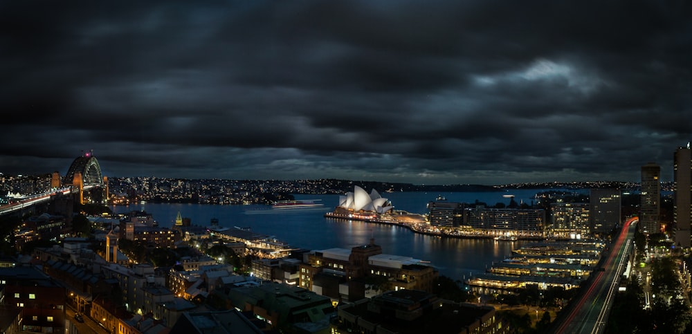 Opéra de Sydney et Harbor Bridge fond d’écran numérique