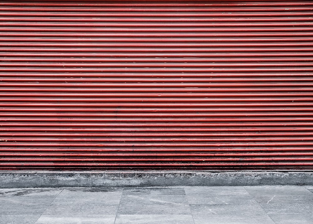 brown roller shutter