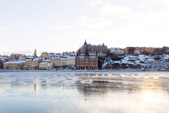 landscape photo of buildings in Södermalm Sweden