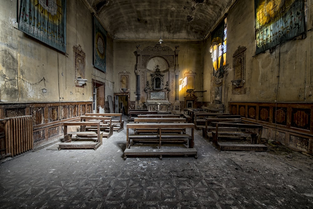 architectural photography of cathedral interior