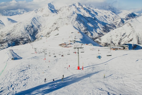 mountain covered with snow during daytime in Les 2 Alpes France