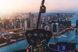 aerial photography of high-rise skyline buildings near body of water during daytime