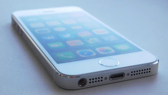 Close-up of a smartphone with a sarcastic review app open.