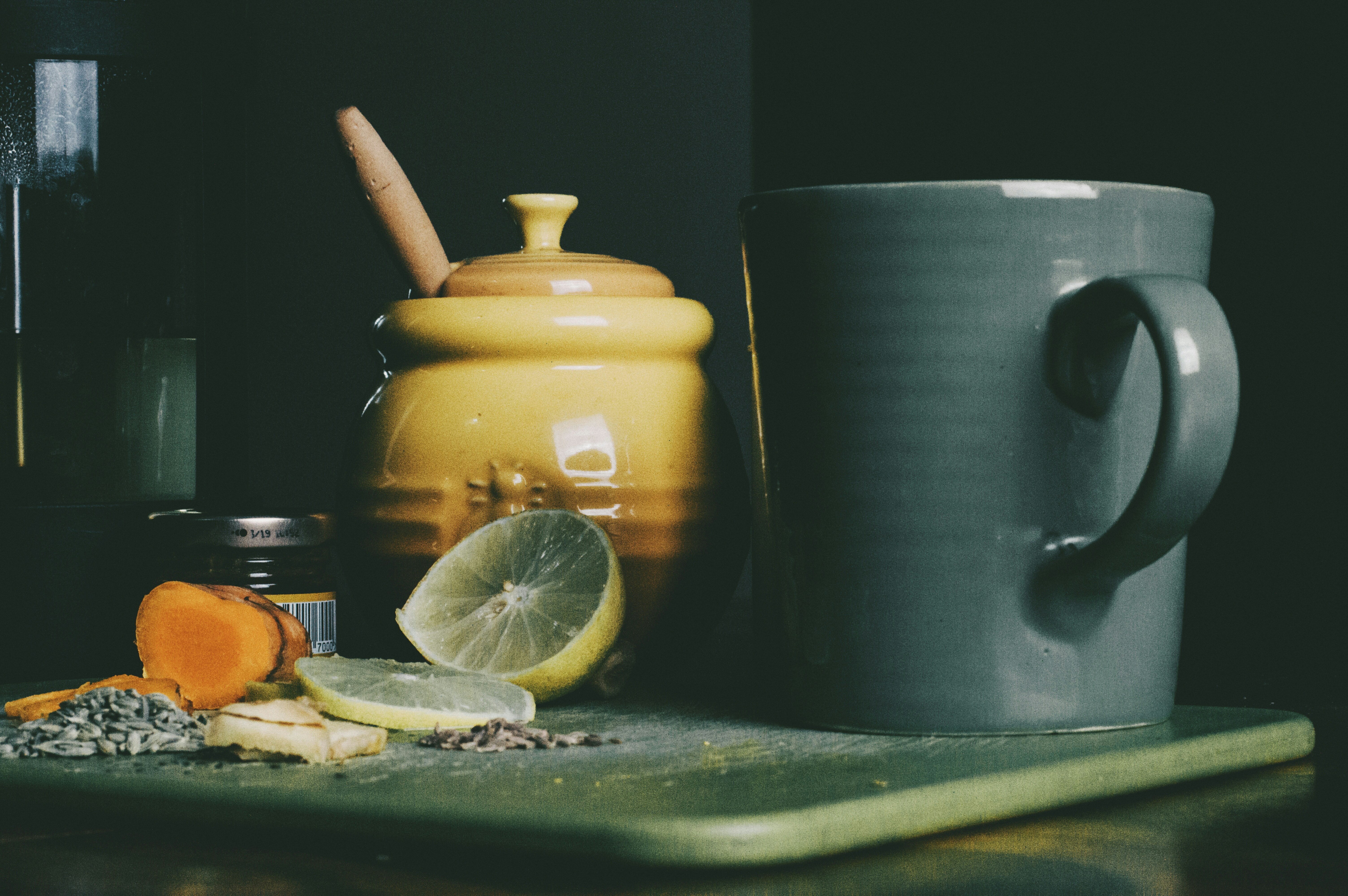 Perfect set of ingredients for a perfect cup of tea.