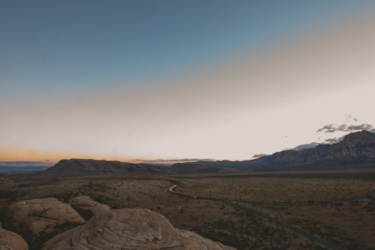 wide angle photography of land in Red Rock Canyon National Conservation Area United States