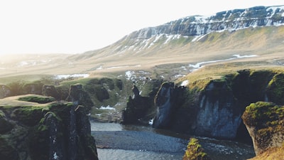 Mountains and Fjaðrárgljúfur - Iceland