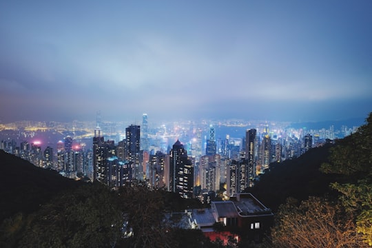 photo of Victoria Harbour Skyline near Hong Kong Island
