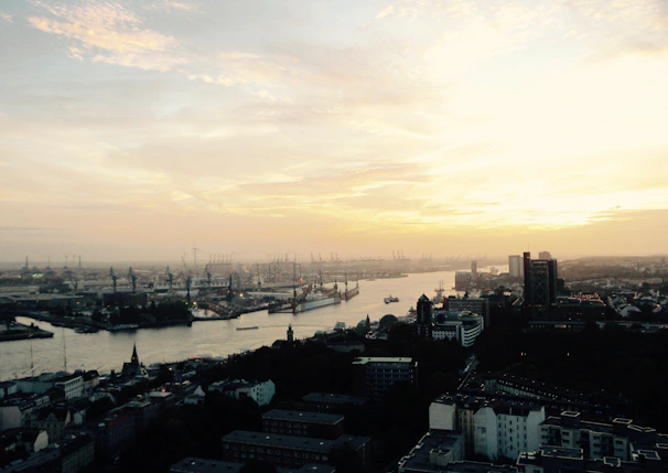 A panoramic shot of the Magdalena river at sunset, symbolizing the company’s local roots.