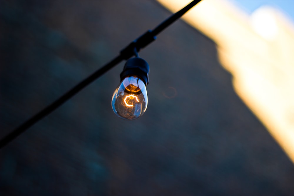 photo of light bulb