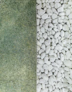 white pebble lot collage