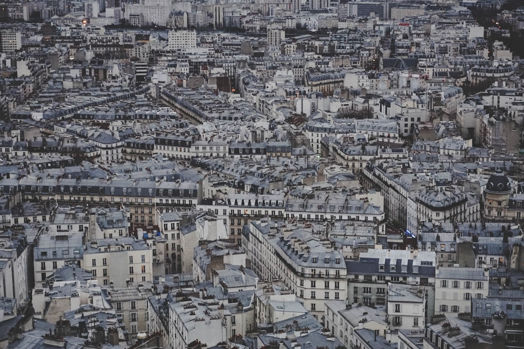 aerial view of high-rise buildings