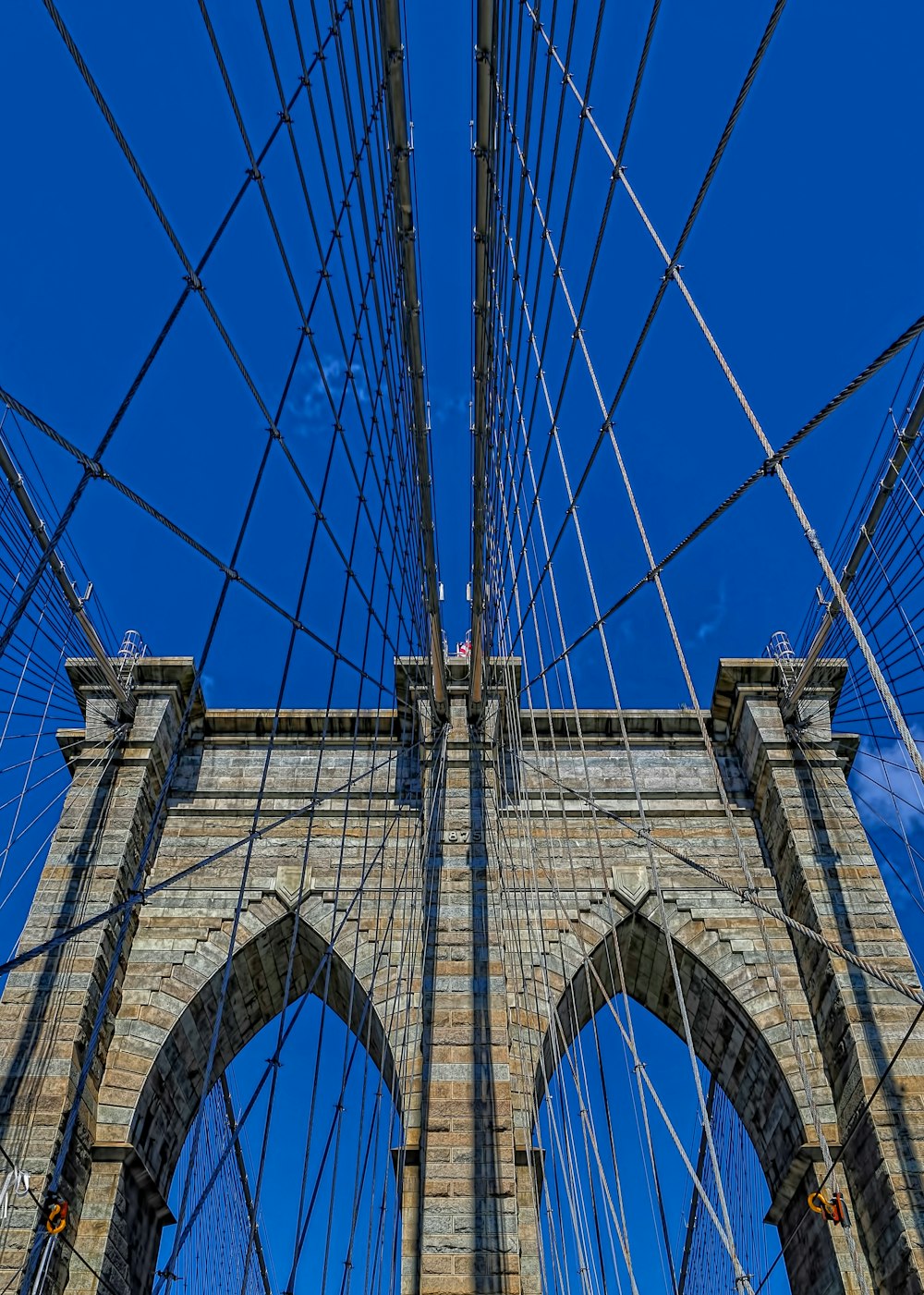 Pont de Brooklyn, New York pendant la journée
