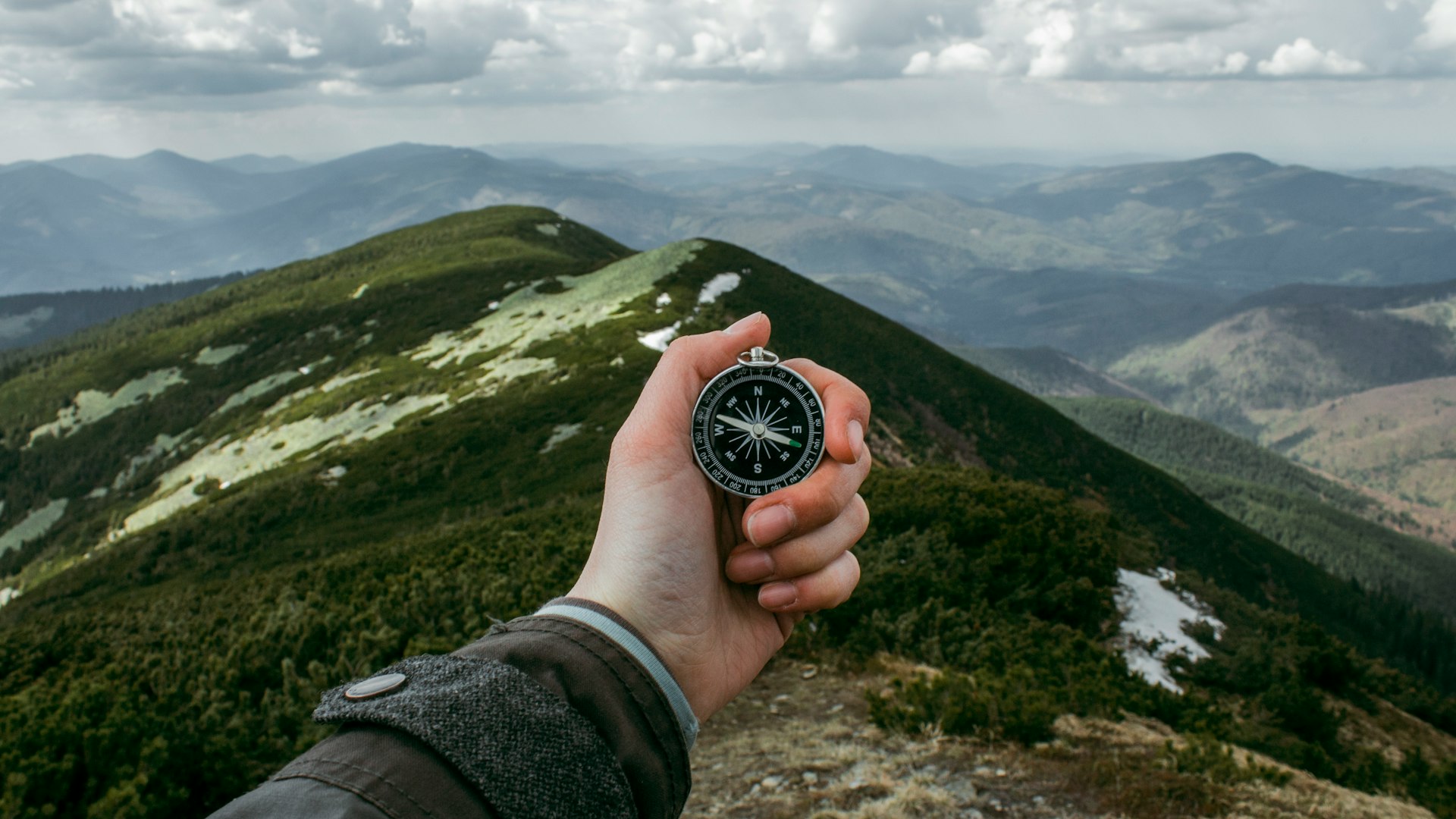 Image of a compass and map