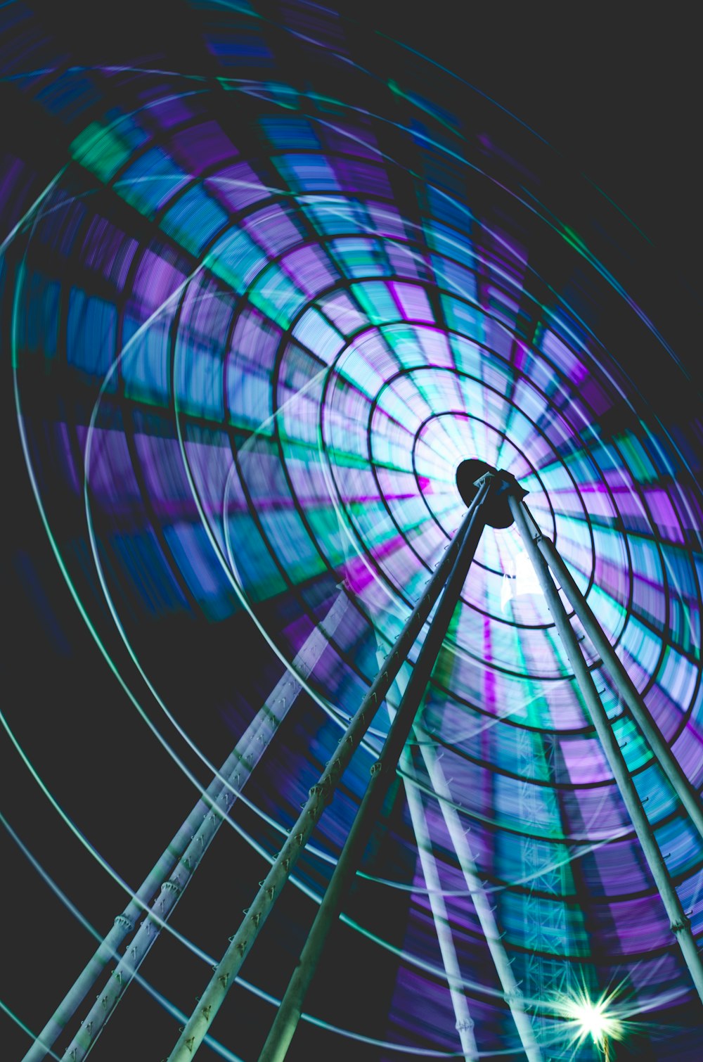 timelapse photo of ferris wheel