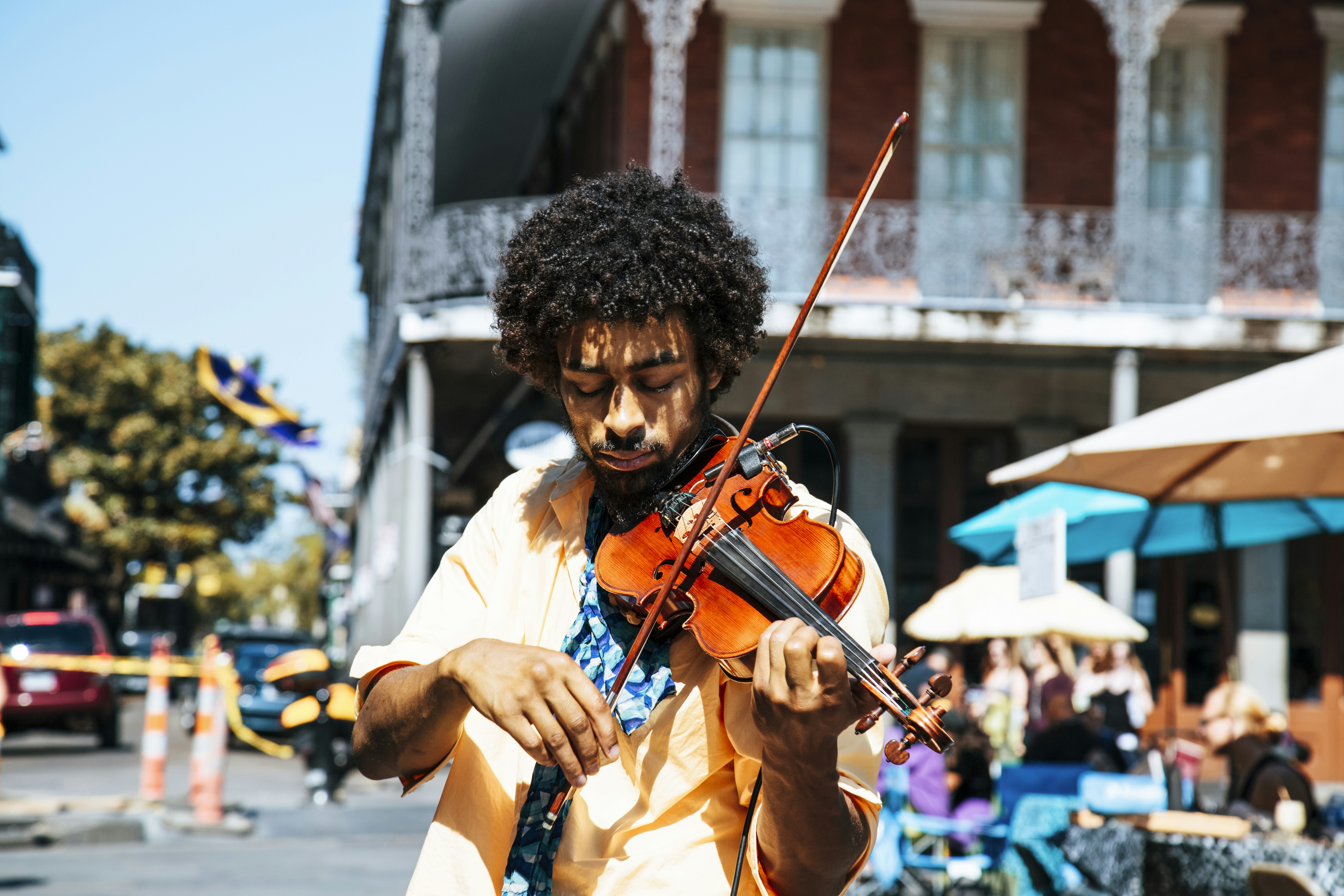 Musician Busking