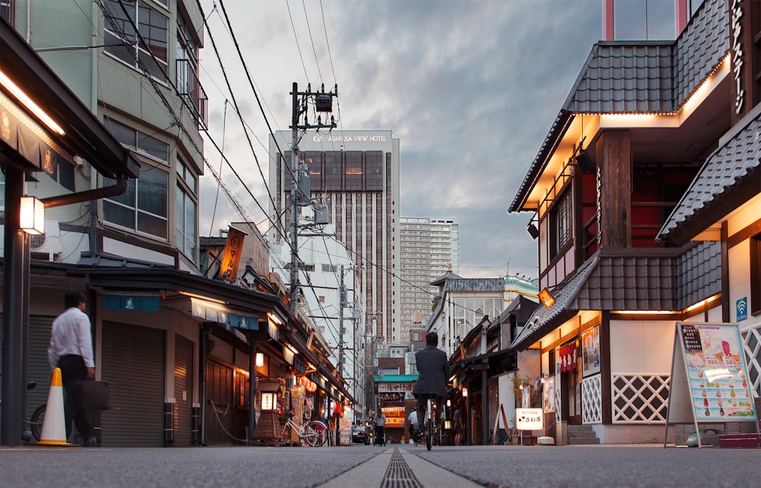 photo of Asakusa Town near Meiji-dori Avenue