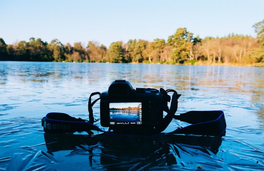 black DSLR camera in Pirbright United Kingdom