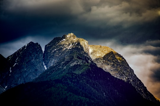 birds eye photography of mountain during daytime in Merano Italy