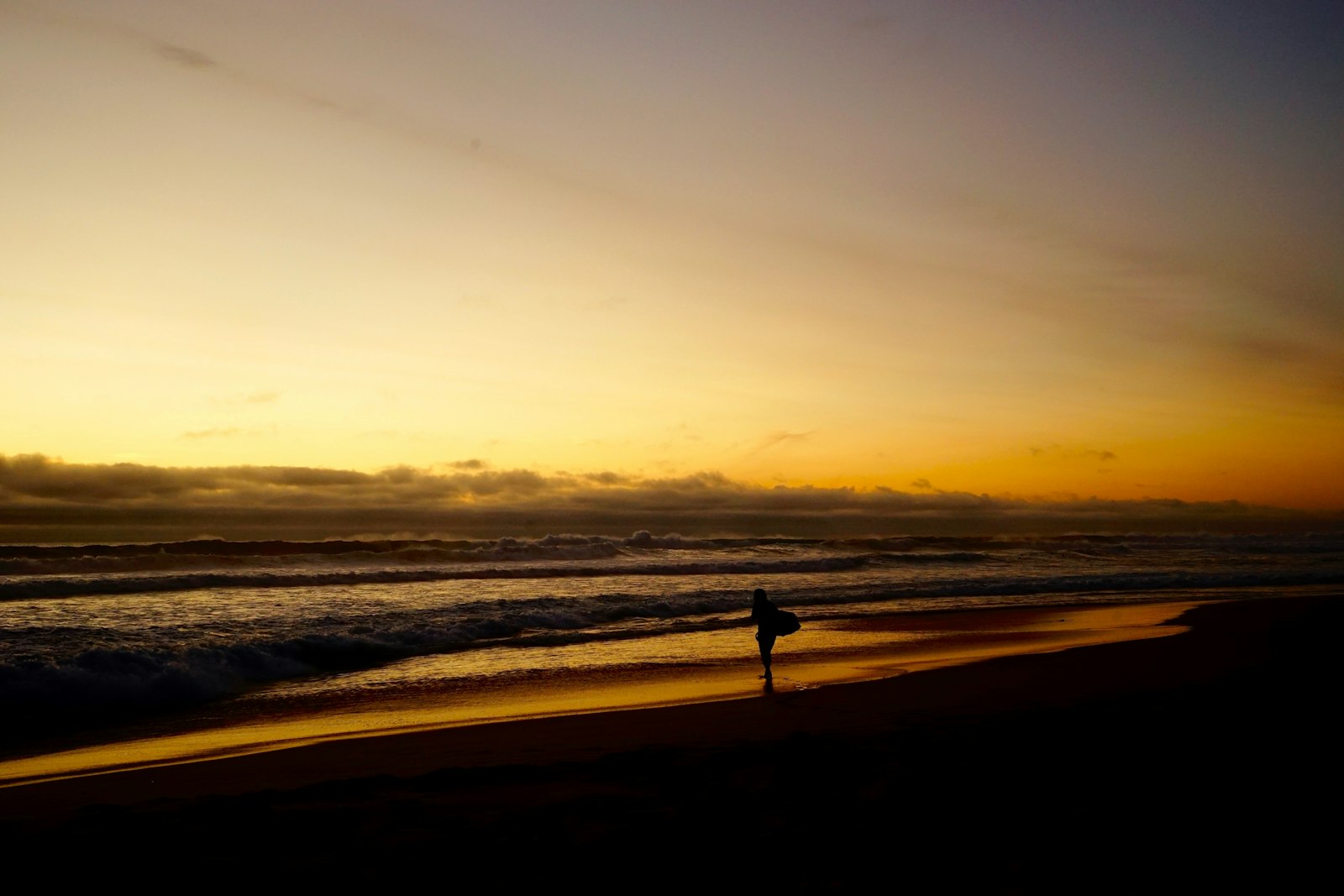 Sony FE 28-70mm F3.5-5.6 OSS sample photo. Person standing on sea photography