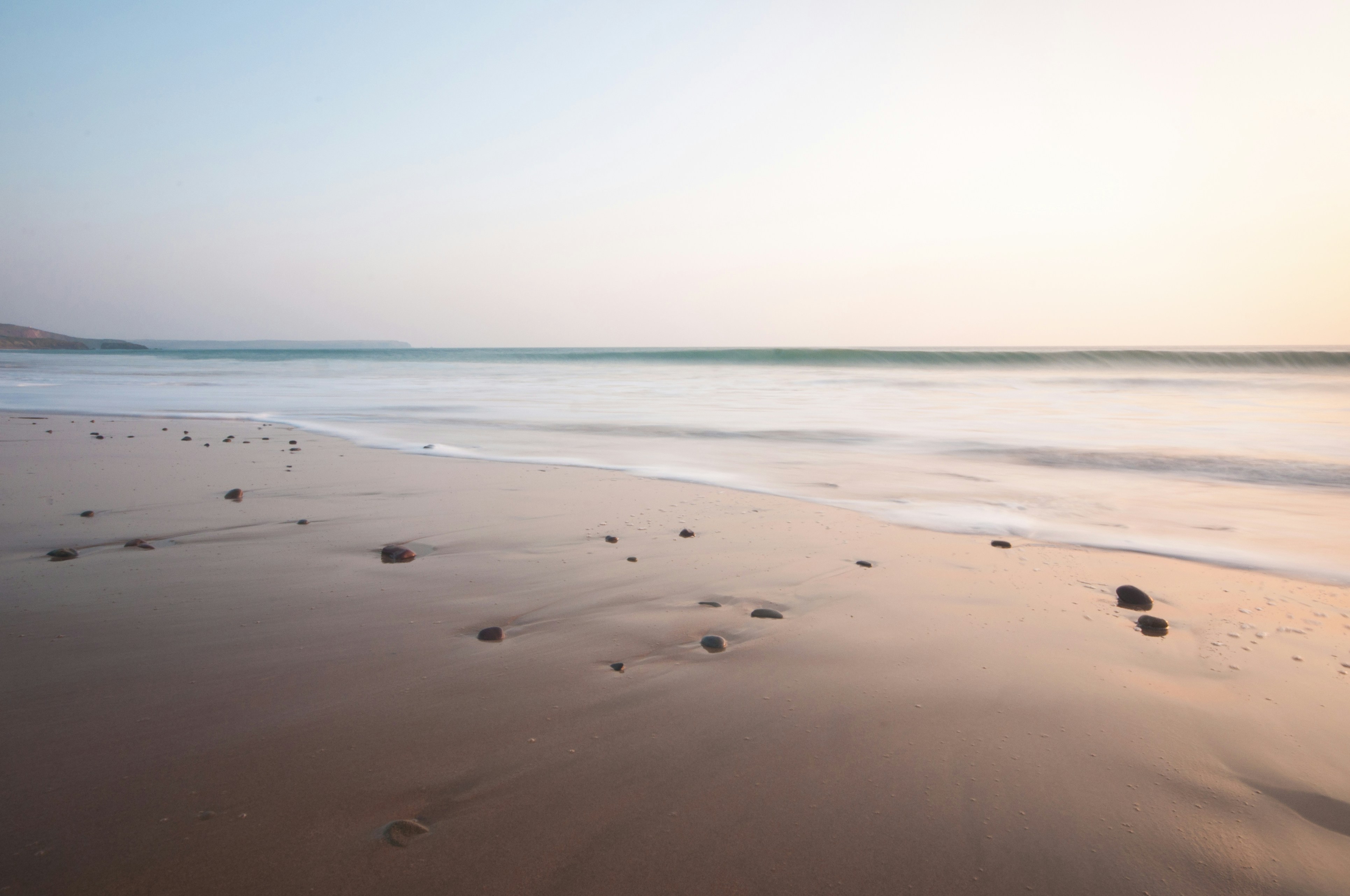Summer Evening at the Beach.