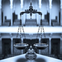 An image depicting balanced scales representing hormone balance.