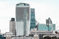 A dynamic urban landscape featuring cutting-edge architecture.