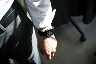 Apple Watch on person's wrist