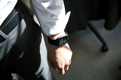 Apple Watch on person's wrist