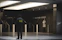 security guard standing on the gray floor