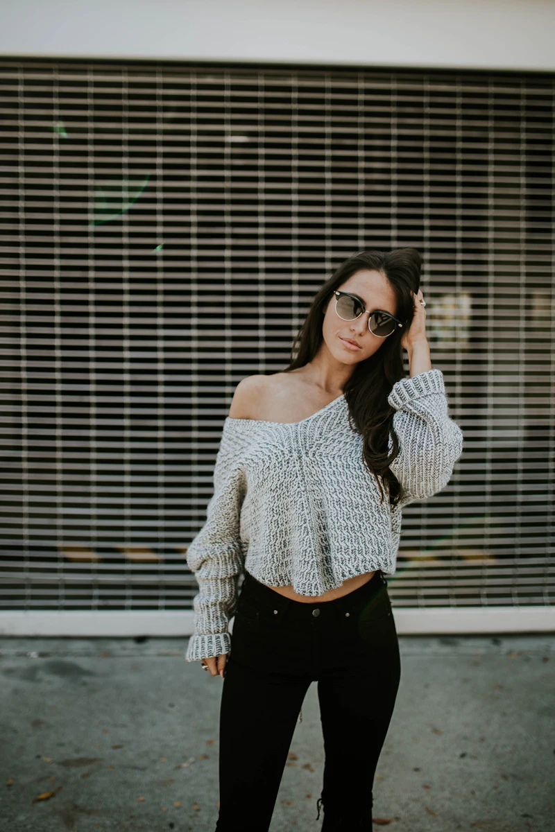 she wore her own sweater, it beat everything we brought