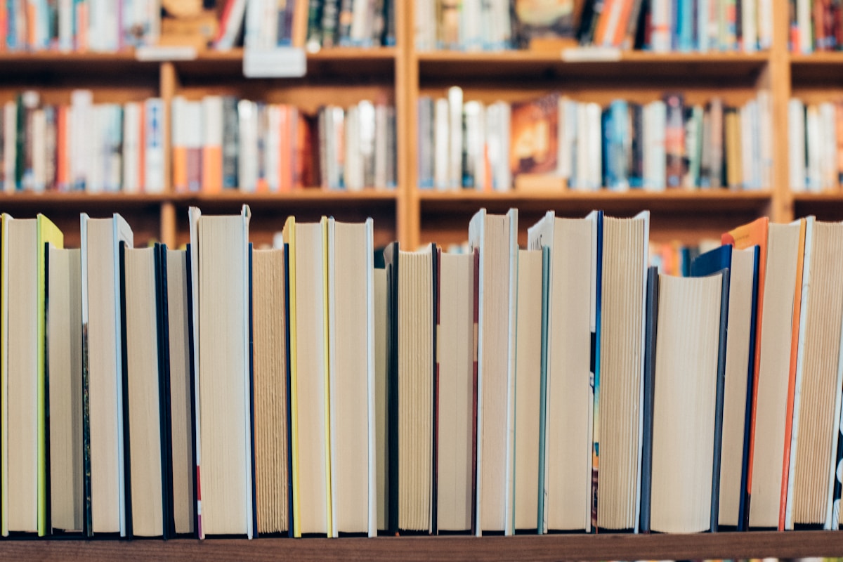 Books on Bookshelf