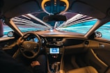 time lapse photography of man riding car