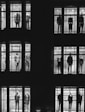 mannequin in front of windows