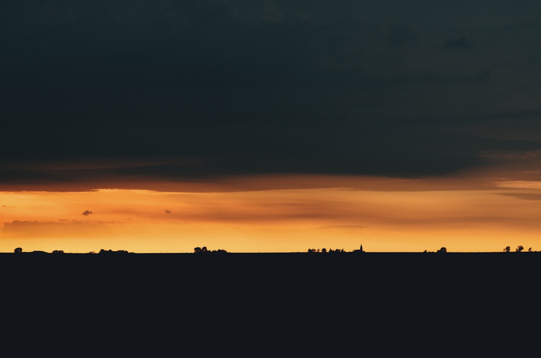 golden hour silhouette photography