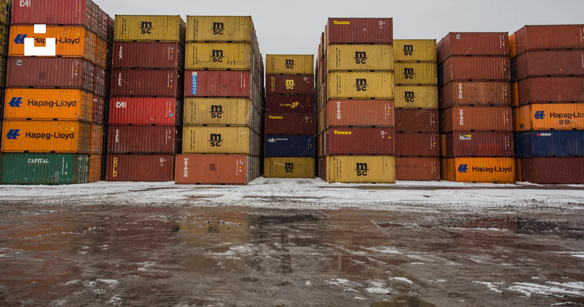 Container Lot Assorted-colored cargo container lot during daytime photo – Free ...