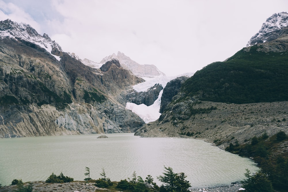 landscape photography of lake and moutnains