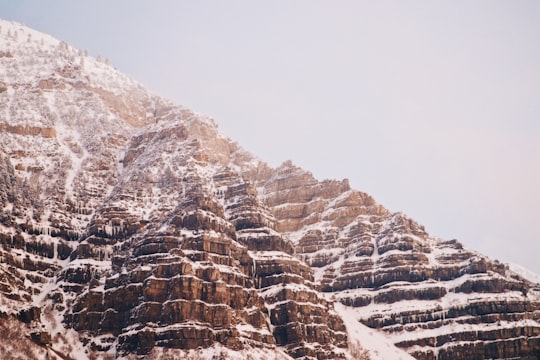 landscape photo of a mountain in Provo Canyon United States