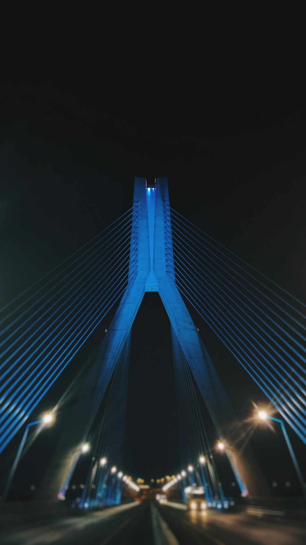 shallow focus photo of bridge