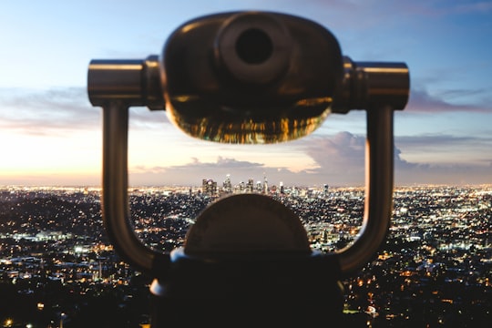 brass telescope \ in Griffith Park United States