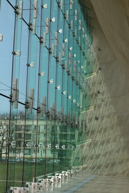 A modern aluminum and glass window showcasing craftsmanship.