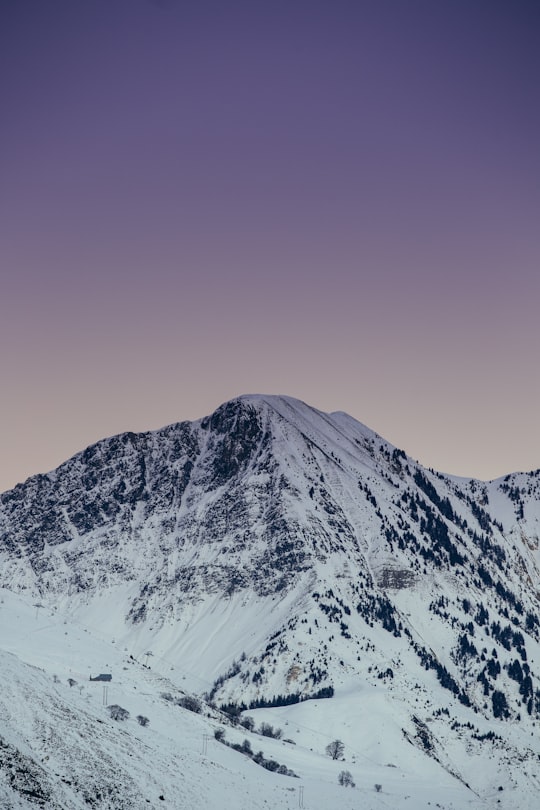 photo of mountain in Les Sybelles France