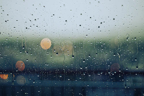 Raindrops & Glass