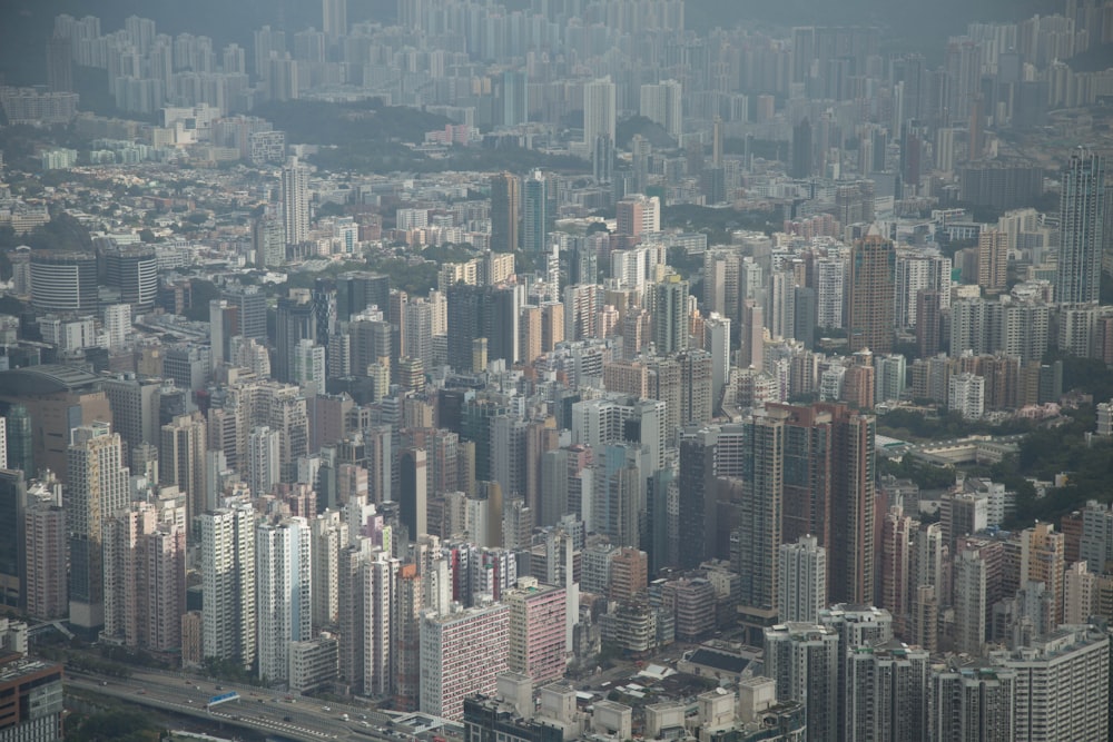 Fotografía aérea de la ciudad